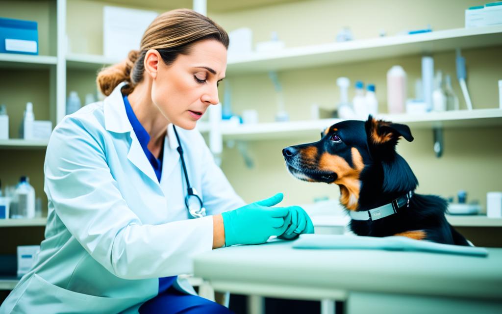 Tierarztbesuch Hund