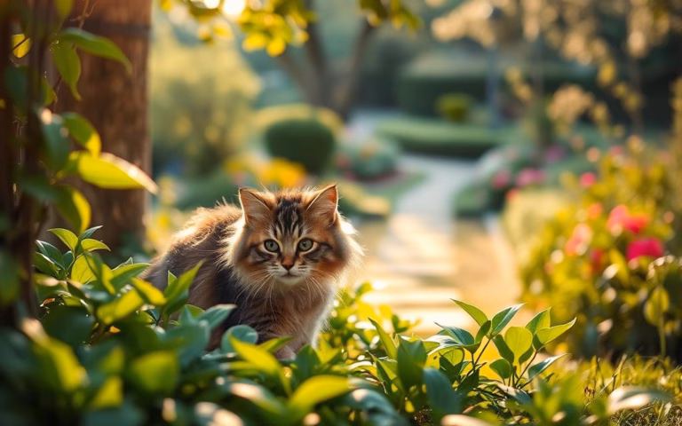 Katze als Freigänger