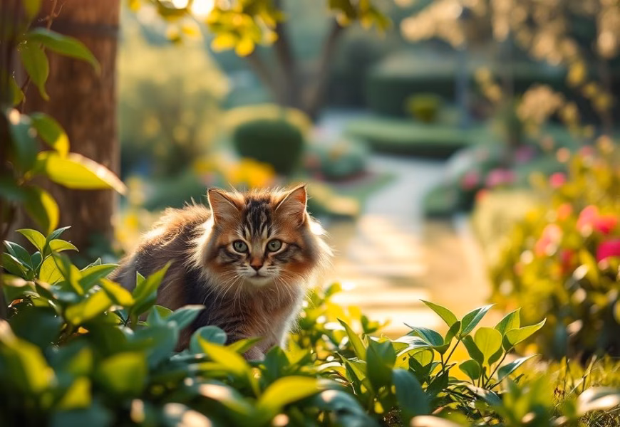 Katze als Freigänger